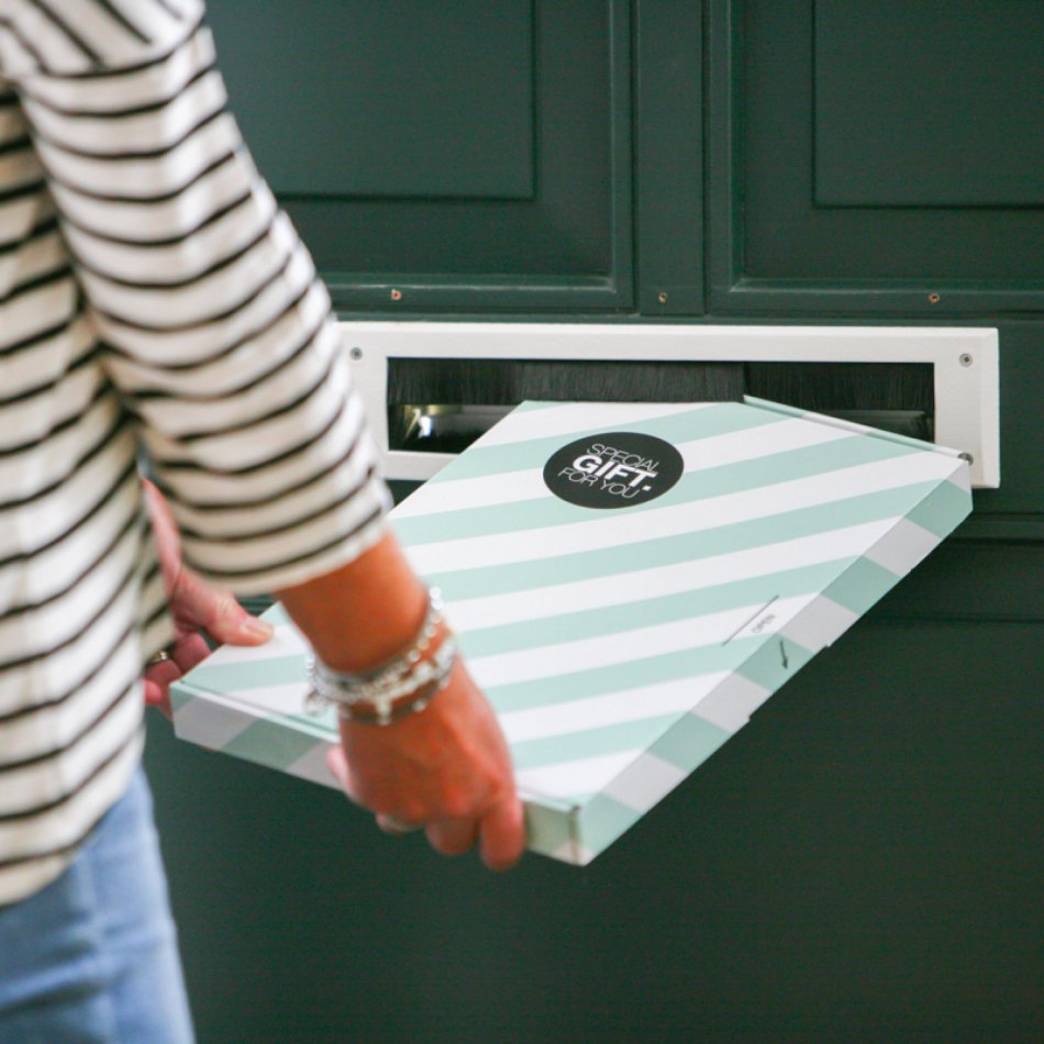 Witte Brievenbusrozen