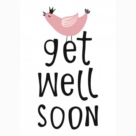 Beterschap Get well soon - bird