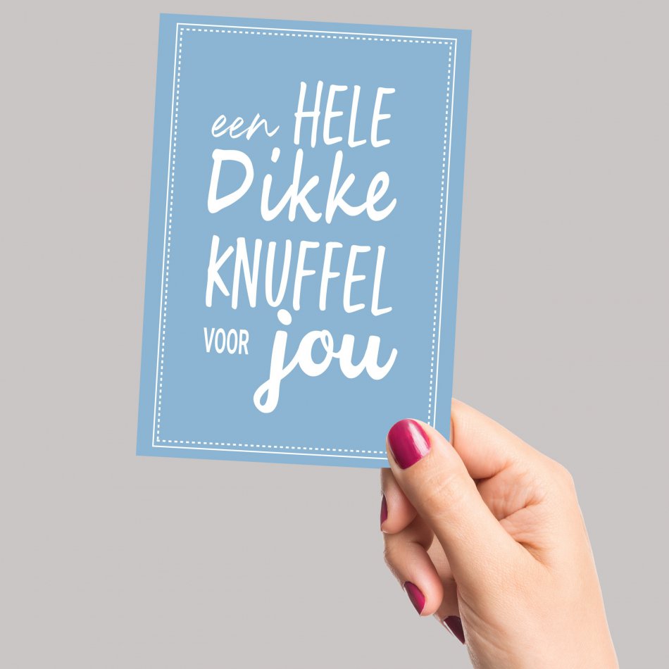 Beterschap Een hele dikke knuffel