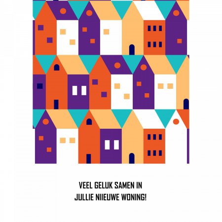 Verhuizing Colourful houses