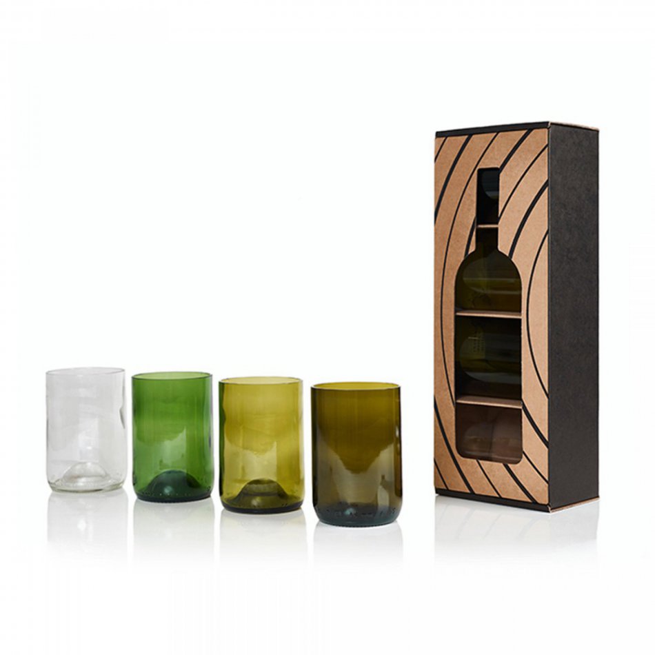 Rebottled Glazen 4 pack