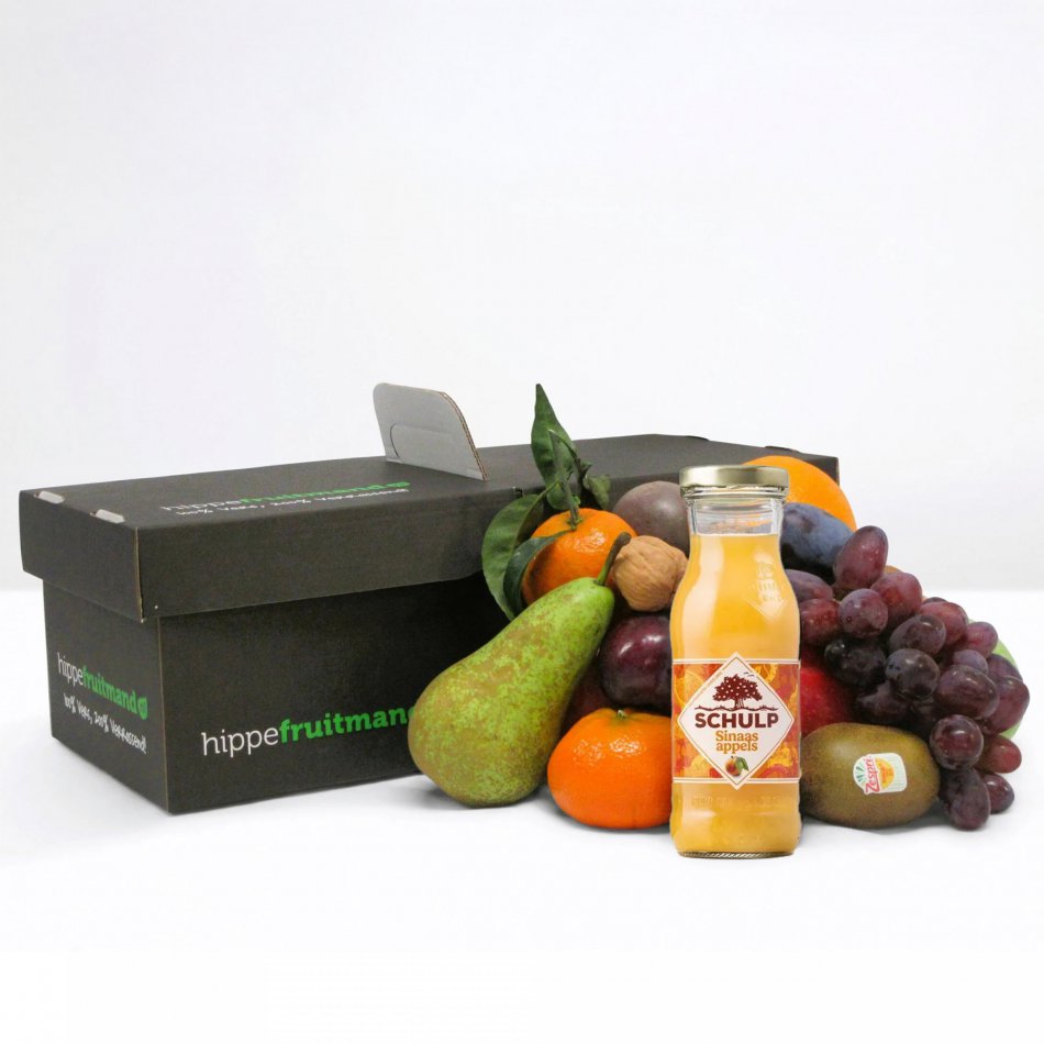 Fruitmand Sinaasappelsap