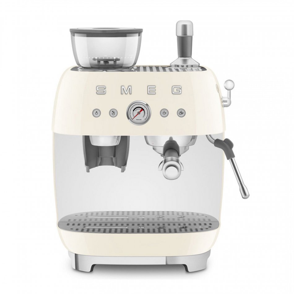 Espressomachine Met Bonenmaler Creme